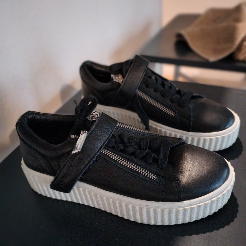 Leather shoes!